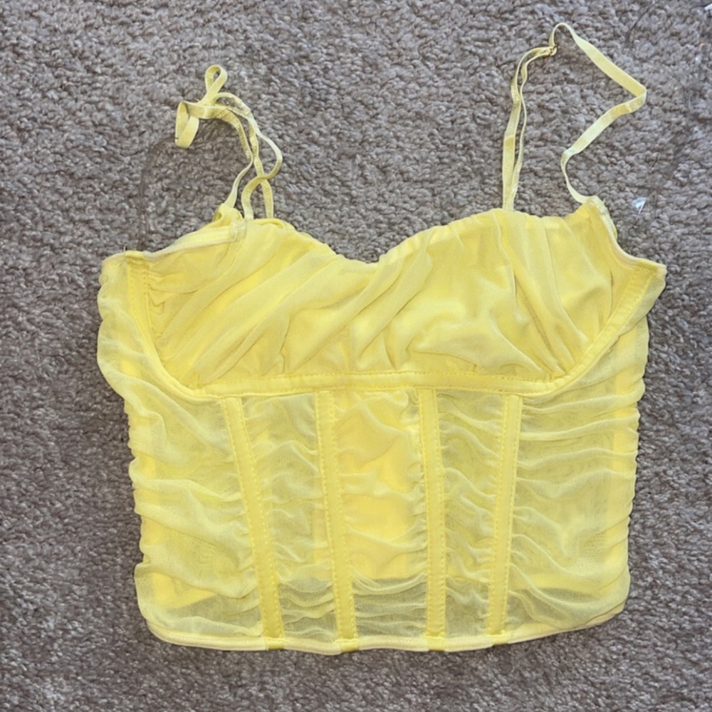 Mesh crop top